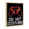 Stupell Industries Do Not Disturb Neon Control Floating Frame, design by Kim Allen